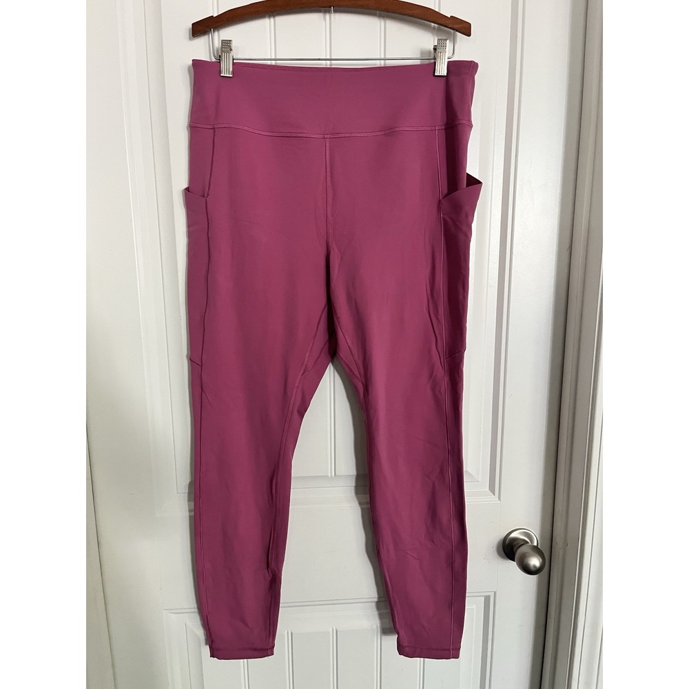 Alaskan Hardgear Duluth Active Leggings Women's Large Regular Orchid Pockets 763